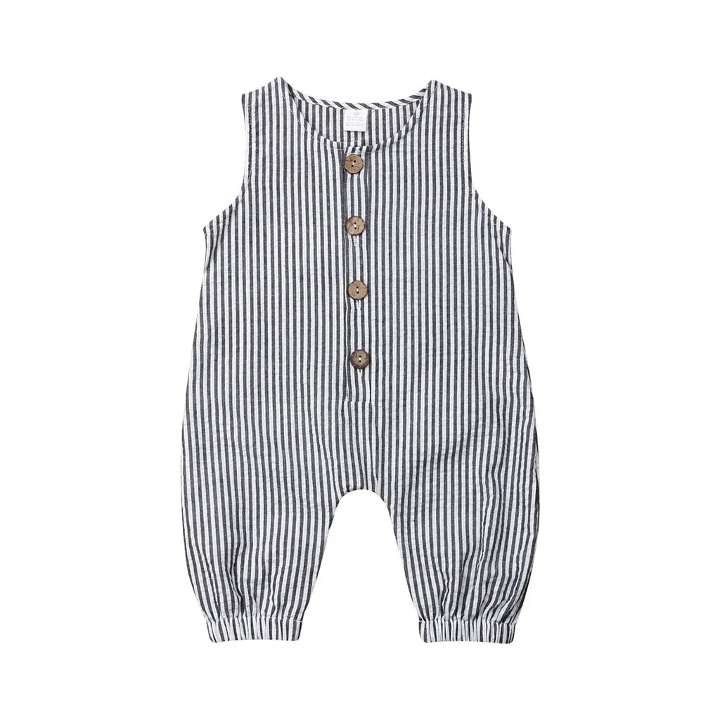 

ARLONEET Summer Newborn Baby Boy Girl Striped Romper Jumpsuit Playsuit Outfits Clothes Baby Girl Clothes Rompers&Clothing P35