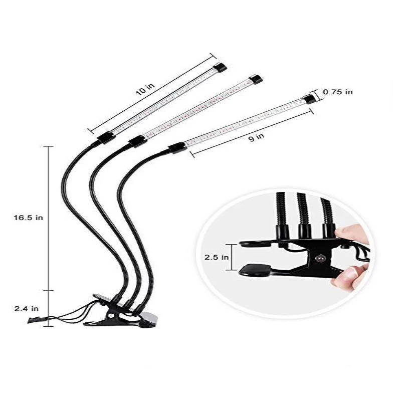 Светодиодный светать 15 W 5 V USB Fitolampy светодиодный полный спектр для внутреннего Овощной цветок растительная теплица Фито лампа с