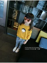 2016 spring models girls Korean cartoon doll avatar T-shirt wild bottoming sweater