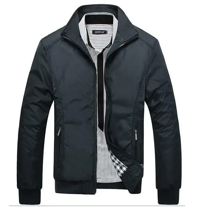 2016 spring solid slim mens jackets coats casual bomber jacket men M-5XL chaquetas hombre men fashion jacket parka windbreaker