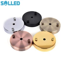 SOL светодиодный потолочный навесной настенный светильник, светодиодный подвесной светильник в винтажном стиле, основание в форме диска 100 мм