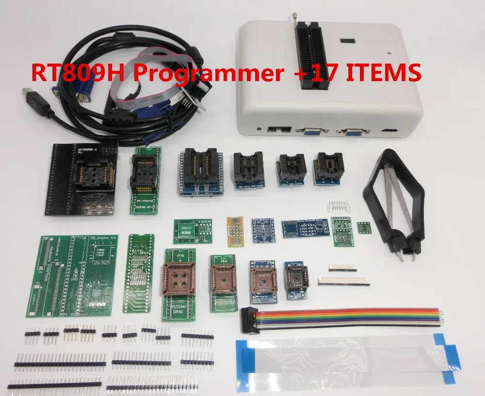 RT809H emmc-nand программист TSOP56 TSOP48 кабель EDID ISP Header01 VGA HDMI BGA63 BGA64 BGA169