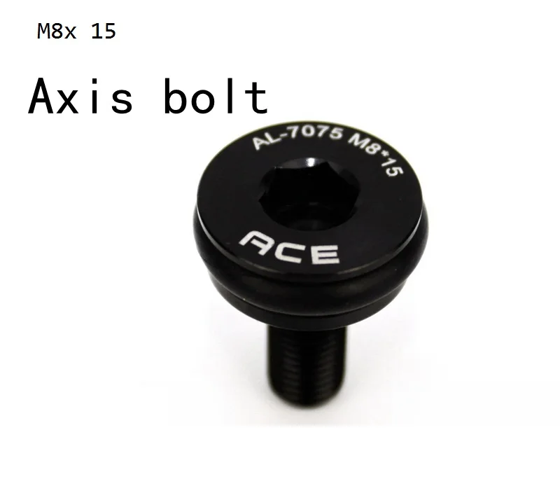 Набор болтов с рукояткой M8 x 15 осевой винт для велосипеда Brompton 1 пара|crank bolt|crank
