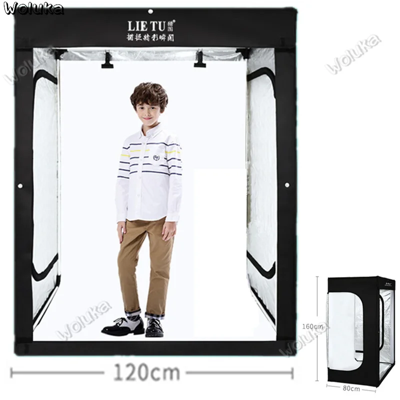 

160cm 5.25ft Photo Tent Tabletop Shooting LED Lighting Softbox Studio Box for Adult Model Portrait Clothes CD50 T03 QL1
