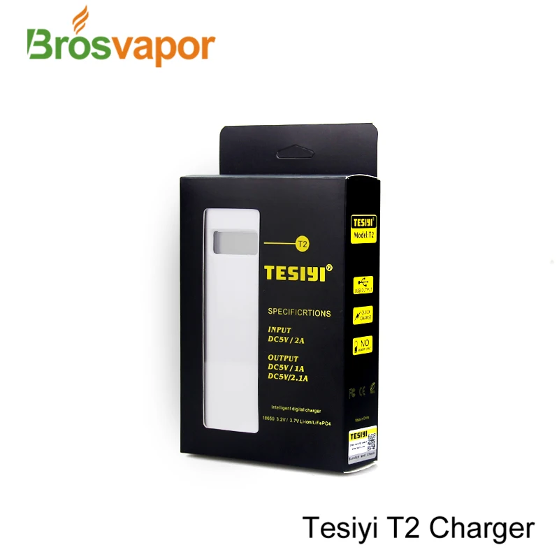 5 шт./лот tesiyi T2 Зарядное устройство для 18650 батарея может быть как power bank зарядное устройство TESIYI power bank T2 Смарт Цифровое зарядное устройство