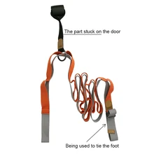 Дверной гибкий растягивающийся носилки для ног ремень для балета Cheer Dance гимнастика BHD2