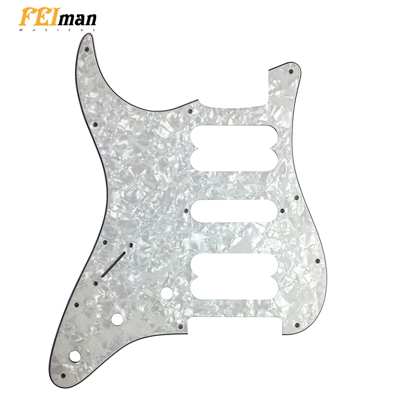 

Pleroo Guitar parts Pickguard For 72' 11 Screw Holes left handed Standard St HSH PLAYER SERIES PICKUPS Guitar pickguard