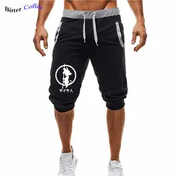 Лидер продаж, новые летние мужские Шорты повседневные шорты модные спортивные штаны с принтом Dragon Ball Goku для фитнеса, шорты для бега