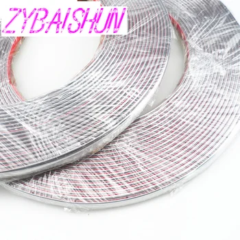 

10mm x 15m car chrome hair styling tools decoration band decoration for Honda Toyota Lexus Suzuki Mitsubishi