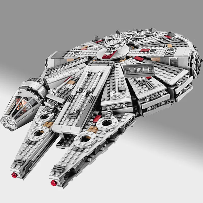 

Force Awakens Star Set Wars Millennium Falcon Wars Building Blocks Harmless Bricks Compatible Legoings 79211 Toys Gifts