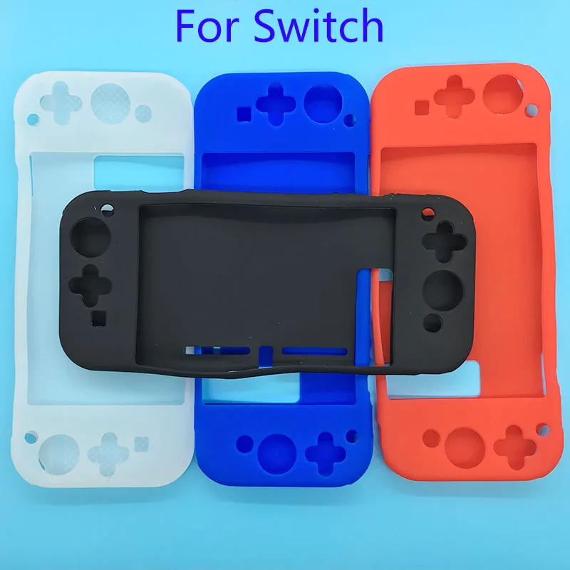 5PCS For Nintendo Switch Silicone Game Console Rubber Gel Protective