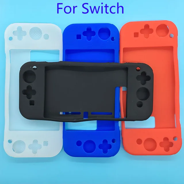 5PCS For Nintendo Switch Silicone Game Console Rubber Gel Protective