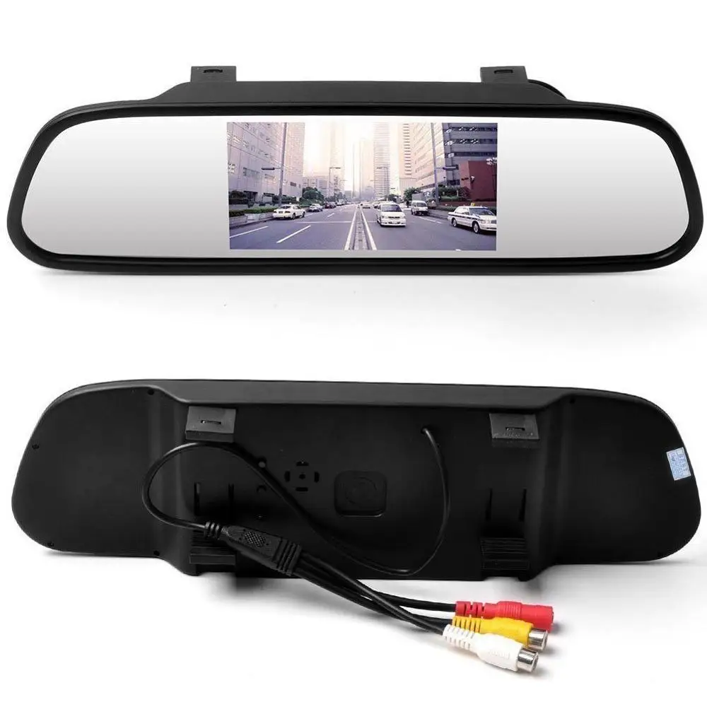 5 Inch Color TFT LCD Car Mirror Monitor Wide View Angle Car Rearview