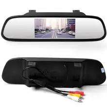 5 Inch Color TFT LCD Car Mirror Monitor Wide View Angle Car Rearview Mirror Monitor for Car parking Rear View Reverse Monitor