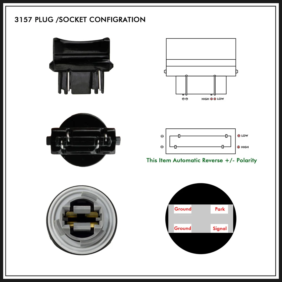 3157 LED Lamp plug