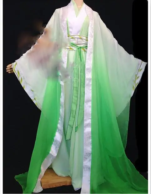 Bi Feng зеленый ученый Принц мужской костюм Hanfu Cos Shen Qingqiu для аниме нового злодея
