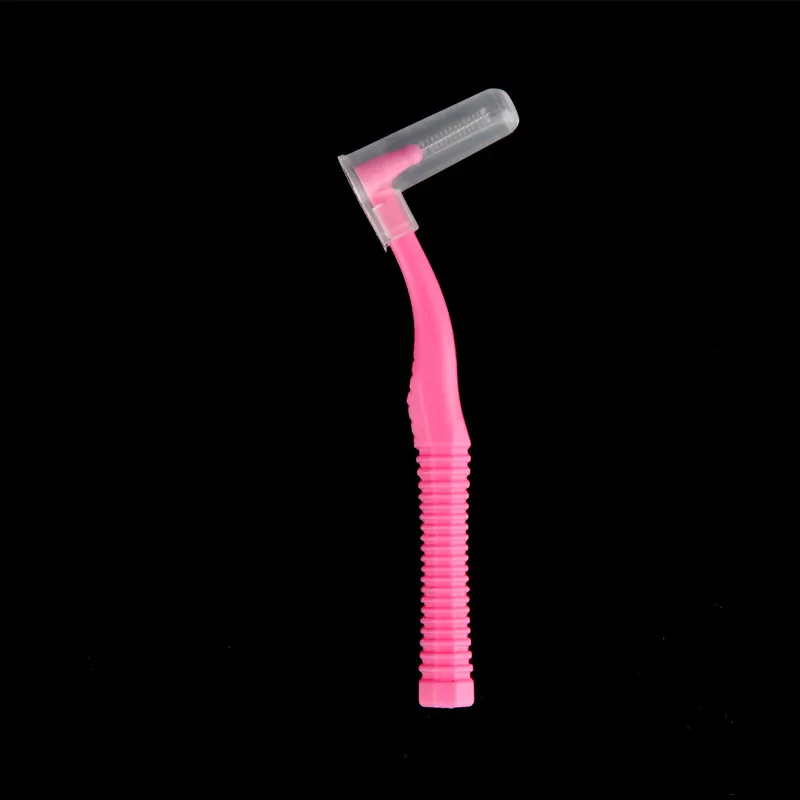 Cleanpik L formas Limpieza Interdental Cepillo Interdental 0,6mm Dental Cepillos Cepillo Cuidado Oral cepillo de Dientes De