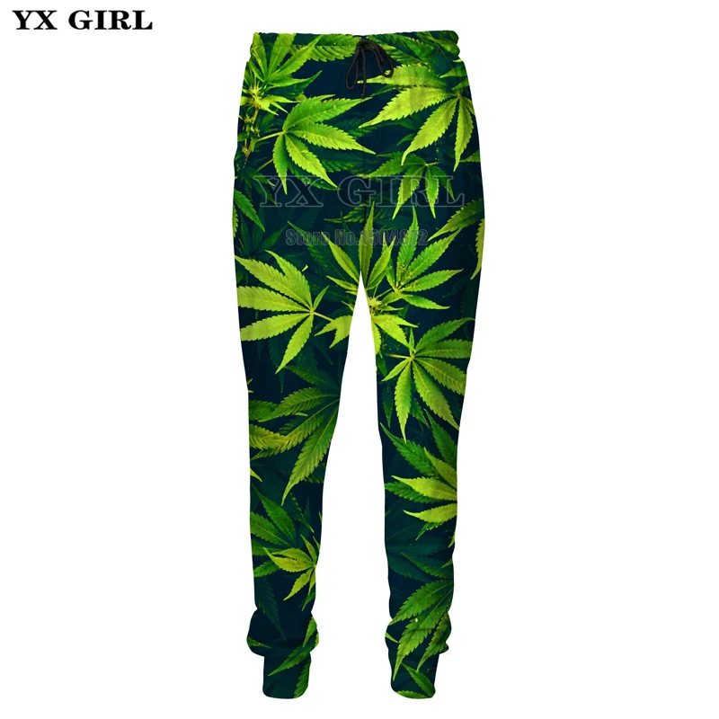 pot leaf sweatpants