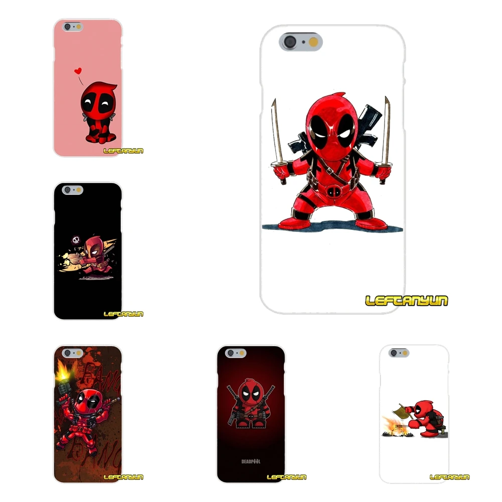

For Xiaomi Mi6 Mi 6 A1 Max Mix 2 5X 6X Redmi Note 5 5A 4X 4A A4 4 3 Plus Pro Silicone Phone Cases chibi dead pool Anime Deadpool