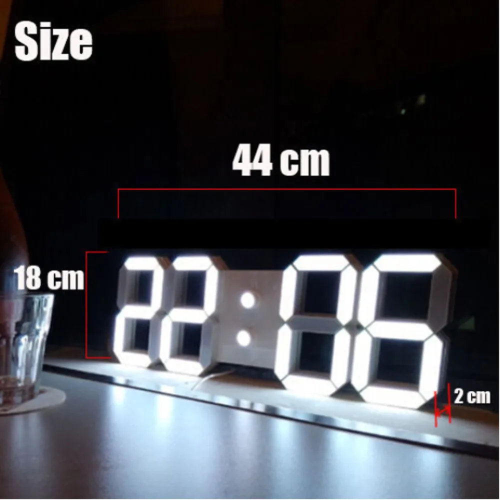Online kaufen großhandel große stellige anzeige aus china ... Wanduhr design wohnzimmer