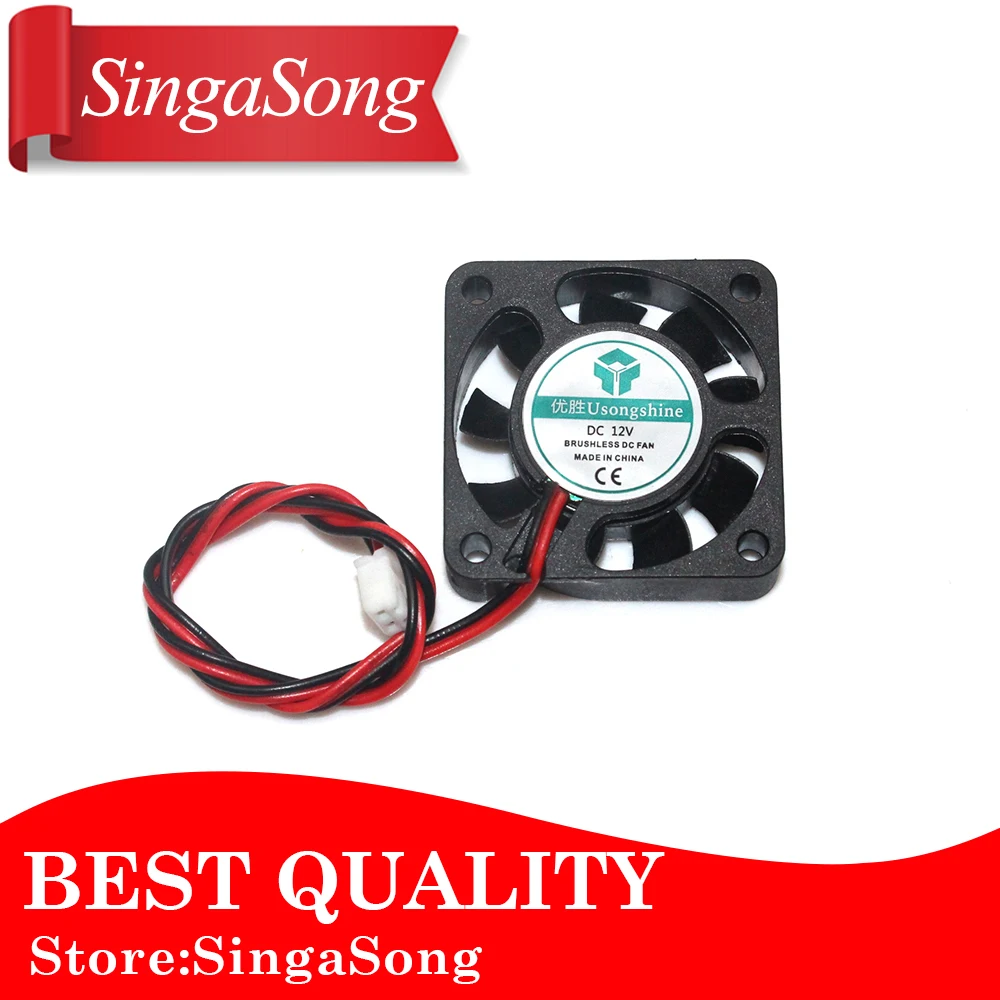

4010 DC 2Pin 12V 40mm Computer Cooling Fan 0.11A Dupont Wire fan Cooler 4010 fan 30cm length for 3D Printer .