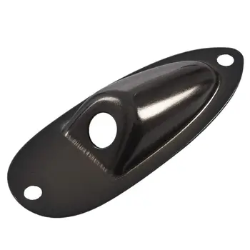 

Jack plate, black for Stratocaster