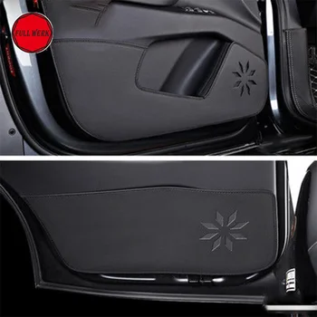 

Durable Car Styling Door Protector Side Edge Cover Pad with Rear Armrest Cushion for Tesla Model X 2016-2017 Interior Accessory