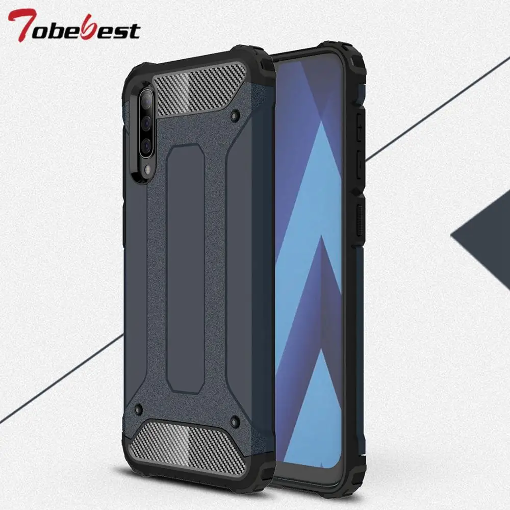 

Armor Shockproof Case for Samsung Galaxy A70 A50 A40 A30 A20E A20 A10 Phone Cases PC TPU 2in1 Back Cover for Samsung A50