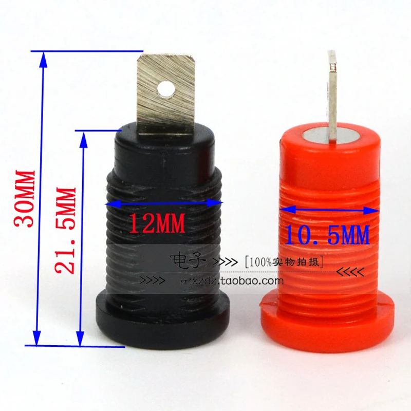 

4MM soldering terminal safety banana socket test terminal block plug-in banana plug