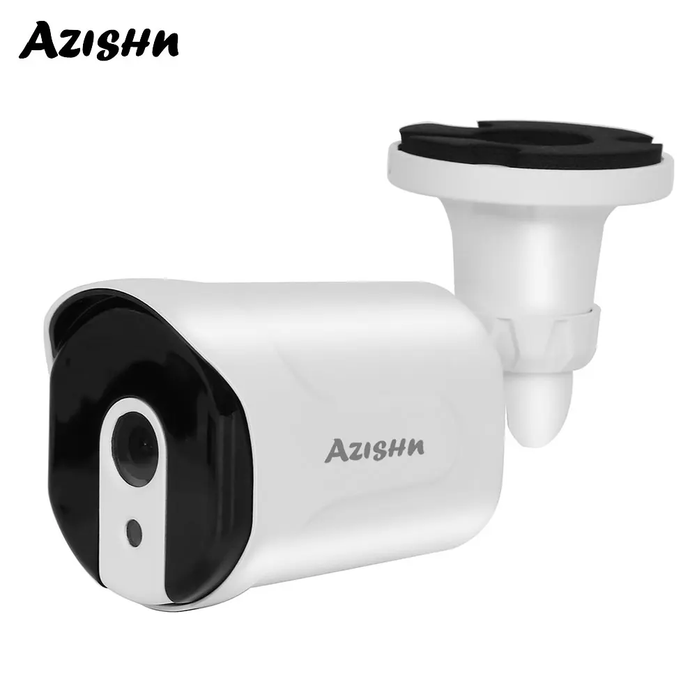 

AZISHN 4MP 1080P HD POE IP Camera Onvif H.265 6pcs array IR LED Night Vision Outdoor Security Surveillance Bullet Network Camera