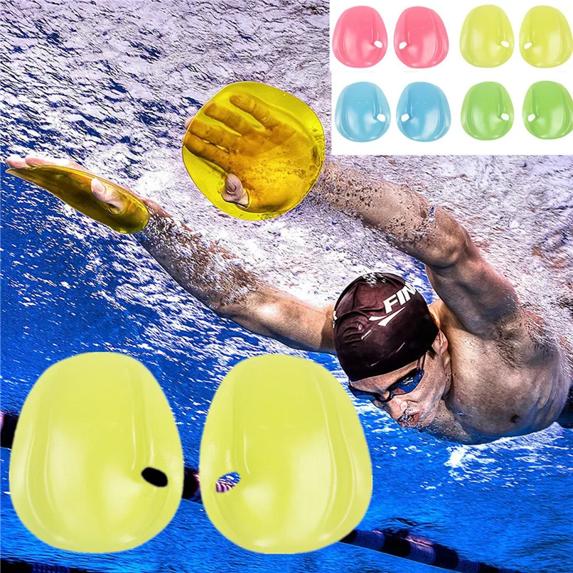 Buy 1 Pair Agility Hand Paddles Swimming bed Diving Gloves Training Swimming