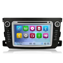 Free Shipping Car DVD Player GPS Navigation System Radio For Benz Smart Fortwo 2012 2013 Bluetooth RDS steering wheel control