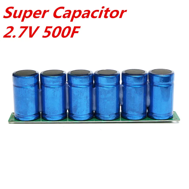 Buy New 1Pc Farad Capacitor Kit 6Pcs 2.7V 500F Super