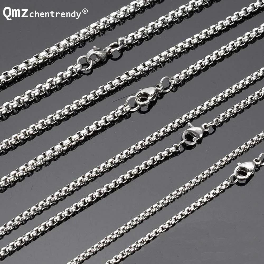 Buy Wholesale High quality Hip Hop Mens Stainless Steel Round Box Chain