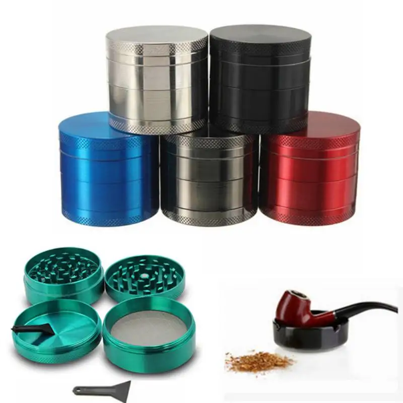 40 мм сплав Табак Точильщик Металл 4 слоя дробилка дым травяные травы мельница специй дробилка кухня сорняков измельчитель аксессуары