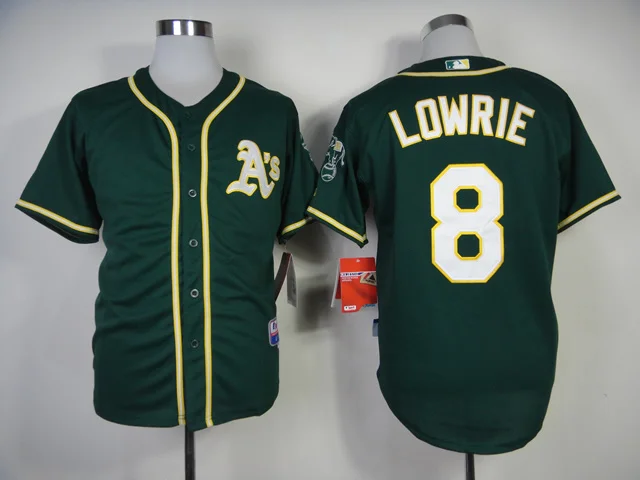 Wholesale Baseball Jerseys Oakland Athletics #8 Jed Lowrie ...