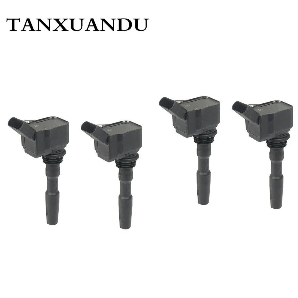 Катушка зажигания для VW Jetta Golf Tiguan Polo Beetle sharan Touran A1 A3 Q2 Q3 Fabia Yeti Ibiza Leon EA211 1 0 4 T 6