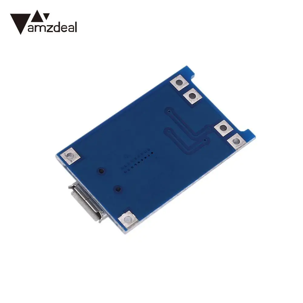 Amzdeal 5 шт./лот Литиевый ПЕРЕЗАРЯЖАЕМЫЙ модуль зарядного устройства плата модуль литиевой батареи пластины DIY MICRO USB порт 5 в умная электроника