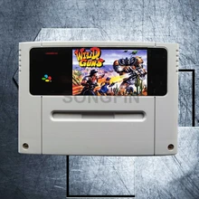 Wild Guns 16 бит большой серый игровой Картридж для PAL/Европейская версия игровой консоли