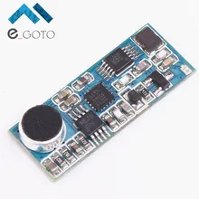 Mini FM Wireless Microphone Transmitter Module Single Channel Board 3-5V 100mW Adjustable Sensitivity PLL 76.0MHz-108.0MHz