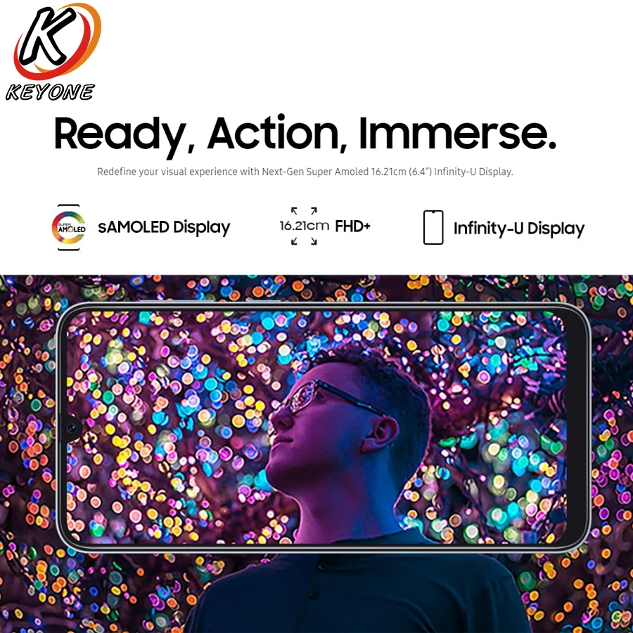 Абсолютно Новый Samsung Galaxy A30 A305F DS 4G LTE мобильный телефон 6 4 дюйма Гб ОЗУ 64 ПЗУ