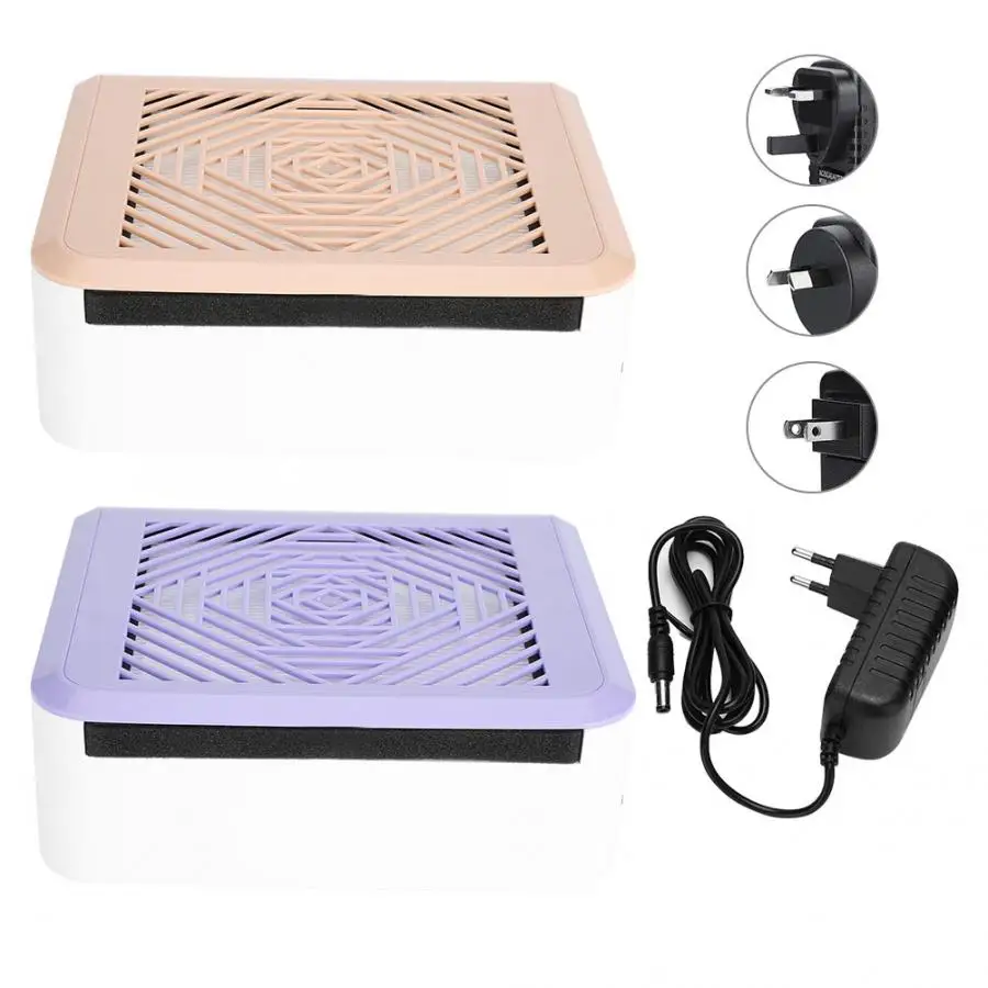 

Art Nail Dust Collector Nail Filter Suction Dust Extractor Fan Vacuum Cleaner for Nail Art