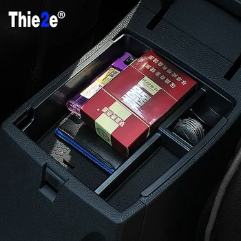 

1pc Plastic Console Centre Armrest Storage Box Container Tray Holder Organizer For IX25 Creta 2014 2015 Car Styling