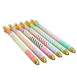 5X доступный 6 шт. стилус гелевая Шариковая ручка ручки корона подарок для детей