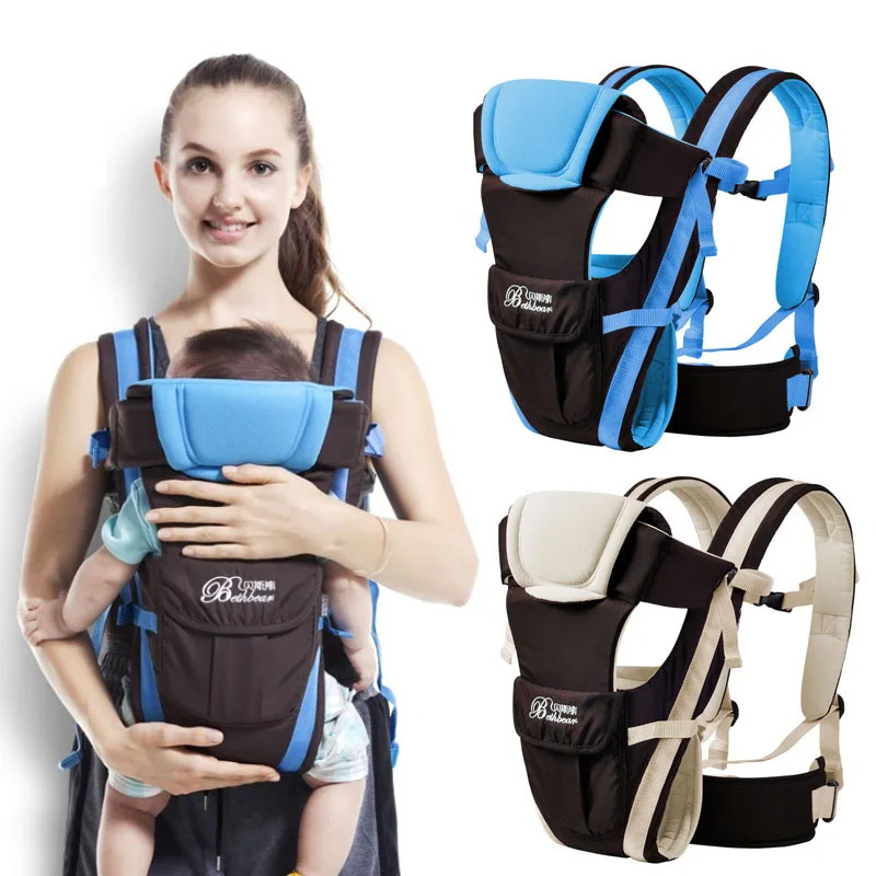 Beth-Bear-0-30-months-baby-carrier-ergonomic-kids-sling-backpack-pouch-wrap-Front-Facing-multifunctional
