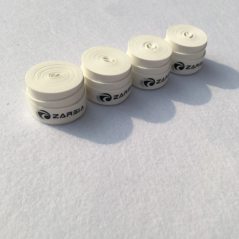 3 قطع zarsia أبيض اللون الجاف يشعر مضارب تنس overgrips ، المضرب القبضات ، تنفس العصابة الريشة مضرب القبضات
