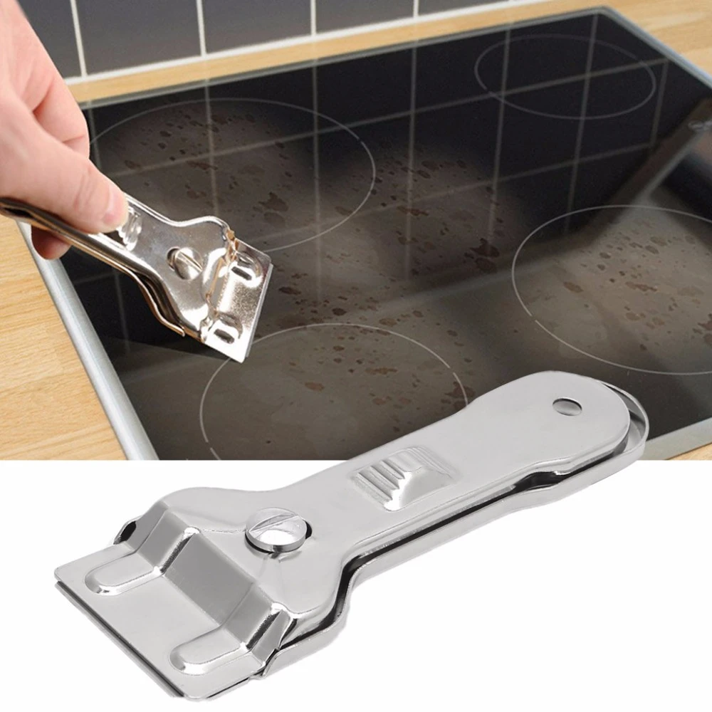 Glass Ceramic Hob Scraper Cleaner Remover Oven Cooker Cleaning Tool w// Blade hj