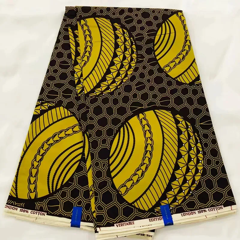 

Nigerian Style Fabric Guaranteed Quality Ankara Fabric! Wholesale & Retail! 6Yards/Lot African George Fabric Real Wax XM050825