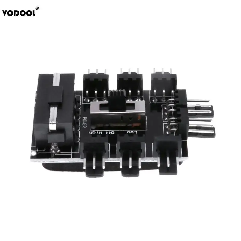 VODOOL DIY 4 контакта/3 контакта 8 каналов 12 В SATA компьютерный чехол охлаждающий
