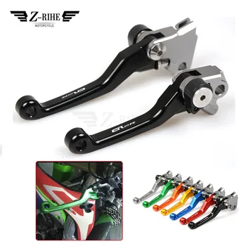 

7 Colors Motorycle Brake Clutch Levers Dirt Bike Pivot Levers For Honda CR125R CR 125R 125 R 1992-2003 With Laster Printed